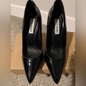 Steve Madden Glossy Black Women's Heels